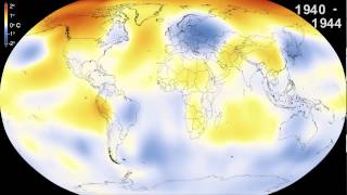 135 Years of Global Warming in 30 seconds [upl. by Lawler166]