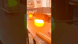 Unleashing the power of hydrogen🔥 reactionshorts experiment chemicalreaction science [upl. by Olenka]