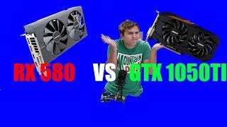 GTX 1050 vs RX 580  Which GPU is a Better Value [upl. by Adelaja]