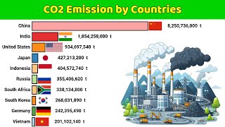 Annual CO₂ Emissions from Coal by Countries [upl. by Joice]