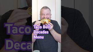 Trying the TACO BELL DECADES MENU foodreview fastfood tacobell [upl. by Andromede]