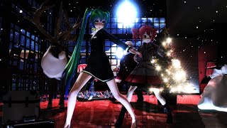 【MMD】ハイファイレイヴァー（クリスマス・ネギドリル版）／今夜はサンタとナイトフライトしましょ！ [upl. by Kosiur]