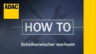 ADAC How To Scheibenwischer wechseln  ADAC [upl. by Saucy]