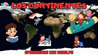 Conoce los continentes del mundo  Video educativo para saber cuales son los continentes educación [upl. by Scheers768]