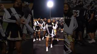 🤍🖤💛 Hold My Crown 👑 cheer cheerleading highschool shorts [upl. by Arndt]