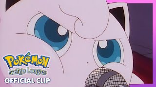 Jigglypuff in Neon City  Pokémon Indigo League  Official Clip [upl. by Llehcsreh980]