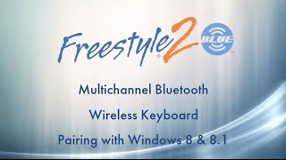 Kinesis FS2 Blue Pairing with Windows 8 amp 81 [upl. by Anitselec]