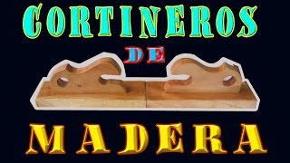 Cómo Hacer unos Sencillos Pero Bonitos Cortineros De Madera [upl. by Quincey]