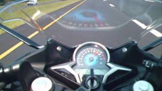 2011 Honda CBR250R Top Speed and Acceleration Run [upl. by Letnohs]