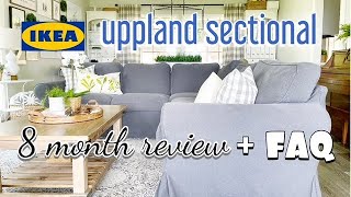 IKEA UPPLAND SECTIONAL REVIEW  FAQ [upl. by Samala]