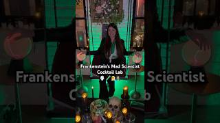 Frankenstein’s Mad Scientist Cocktail Lab yearofyes foodie cocktails halloween chicago [upl. by Bunker643]