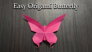 Easy Origami Butterfly StepbyStep Tutorial for Beginners [upl. by Yelrak76]