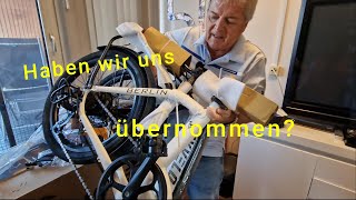 EBike Faltrad Wir haben zugeschlagen myvelo Berlin Klapprad Unboxing 2024 [upl. by Urban]