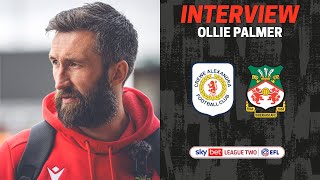 INTERVIEW  Ollie Palmer after Crewe Alexandra [upl. by Arehs]