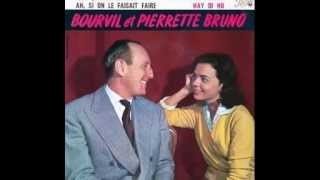 BOURVIL et Pierrette BRUNO  Aux quatre saisons 1960 [upl. by Erda259]