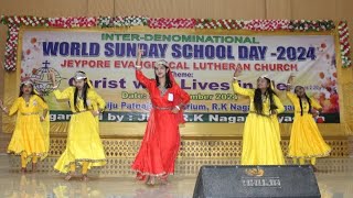 Dance performance by Sunday School Childrens of Beersheba Church of God  WSD2024  JELChurch [upl. by Atinuaj]