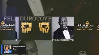 Fela Durotoye Thinkation2021 DareToFly [upl. by Pfeffer]