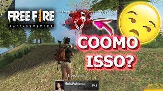 FREE FIRE  OLHA COMO ESSE HACKER JOGA [upl. by Tarsus306]