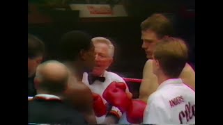 Programklipp  Boxning  EBU Titel  Frank Bruno VS Anders Lillen Eklund [upl. by Svirad]