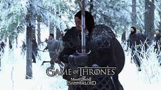 PLAYING AS JON SNOW IN THE GAME OF THRONES MOD FOR BANNERLORD Part 1 [upl. by Elenaj]