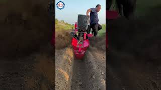 Efficient Mini Rubber Track Trenching Machine For Sale [upl. by Mattah]