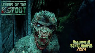 Legend of the Bigfoot Walkthrough  Halloween Scare Nights 2024 [upl. by Vanthe1]