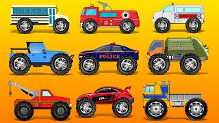 Monster Truck  Street Vehicles  Monster Car [upl. by Artemus]