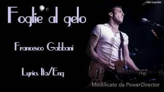 Francesco GabbaniFoglie al gelo lyrics Sub ItaEng [upl. by Aldrich421]