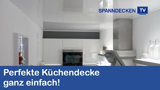 Neue Küchendecke an 1 Tag ganz einfach Perfekte Beleuchtung in der Küche [upl. by Good359]