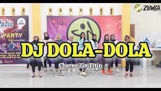 DJ DOLA DOLA Aku Salah Dola  Zumba  Dance Fitness  Choreo Zin Titin  Miyuki Studio [upl. by Brunhilde]