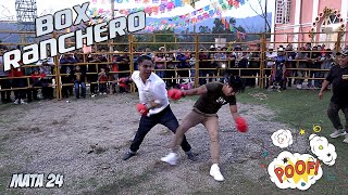 Nocaut fulminante en el nuevo torneo de Box Ranchero en Matagallinas 2024 🥋🥊🤺 [upl. by Sixel]