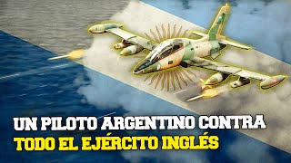 Malvinas I El AVIÓN de entrenamiento ARGENTINO que ENFRENTÓ SOLO a los ingleses [upl. by Bollinger212]