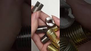 302 Type high Strength Material Slotted Self Tapping Screw Thread Inserts [upl. by Ettebab]