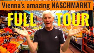 FULL MARKET TOUR  Austrias biggest market the Naschmarkt of Vienna  a must see attraction [upl. by Strait]