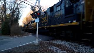 CSX M426 Cruising up the Worcester Subdivision [upl. by Ly691]