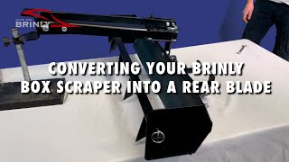 How to convert the Brinly Box Scraper into a Rear Blade [upl. by Luap]