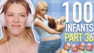 Can You Have 100 Babies In One Lifespan In The Sims 4  100 BABY CHALLENGE SPEEDRUN  Part 36 [upl. by Darnall]