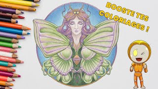 2 ASTUCES POUR BOOSTER TES COLORIAGES AU CRAYON DE COULEUR [upl. by Weldon225]