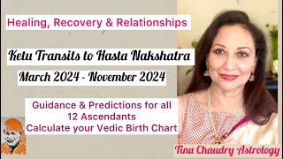 Ketu transits to Hasta Nakshatra Predictions for all 12 Ascendants [upl. by Prosper]