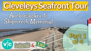 Cleveleys Seafront Walking Tour Part 1 Anchorsholme Park to Cleveleys [upl. by Ahsemed201]