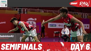 YONEX BWF World Junior Championships 2024  Day 6  Court 1  Semifinals [upl. by Riaj553]