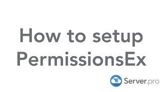 How to setup PermissionsEx  Minecraft Java [upl. by Burkhard284]