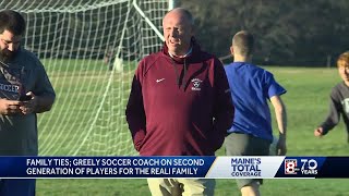 Greely family in second generation playing for soccer coach Mike Andreason [upl. by Aim49]