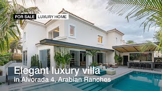 Elegant luxury villa in Alvorada 4 Arabian Ranches  haus amp haus [upl. by Llednohs216]