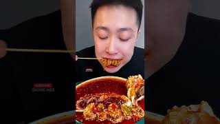 Spicy seafood eatingasmr foodeatingshow decenteats eatshow eats mukbanging mukbang spicyfood [upl. by Enniroc]