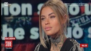 Zoe Cristofoli quotEcco perché ho lasciato Fabrizio Coronaquot  Storie italiane 30102018 [upl. by Tamara]