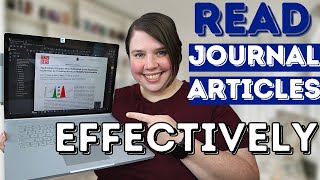 How To Read Scientific Journal Articles Effectively  The Most Efficient Research Paper Reads [upl. by Beaner]