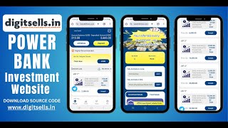 INVESTMENT APP SOURCE CODE FREE DOWNLOAD  Power Bank Source Code Free Download  digitsellsin [upl. by Dnalon]