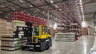 Forklift Working With 4 Forks  TimeLapse Video [upl. by Proudman]