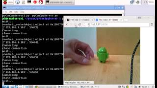Python socket server to send camera image to client II [upl. by Acinot]